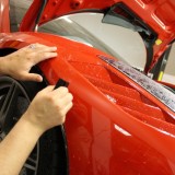 Ferrari 458 Speciale bumper clear bra paint protection install